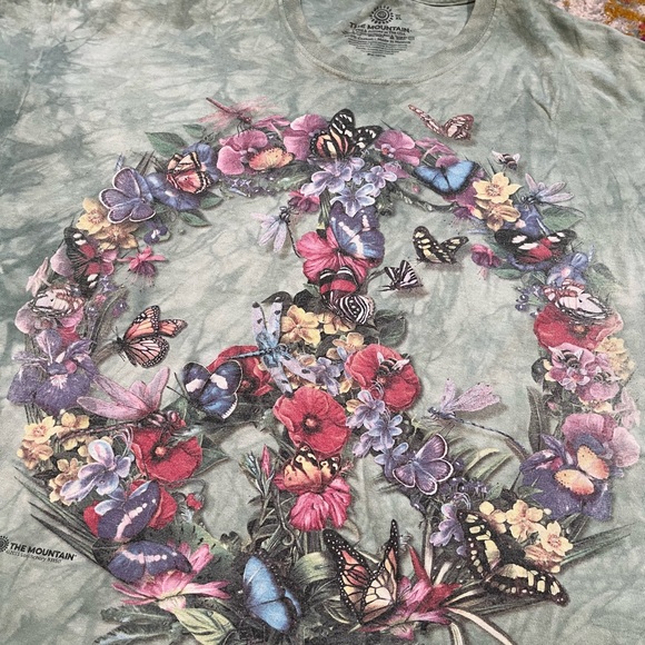 Vintage Acid Was Butterly shirt XL - Picture 2 of 3